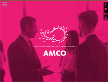 Tablet Screenshot of amco.com.mx